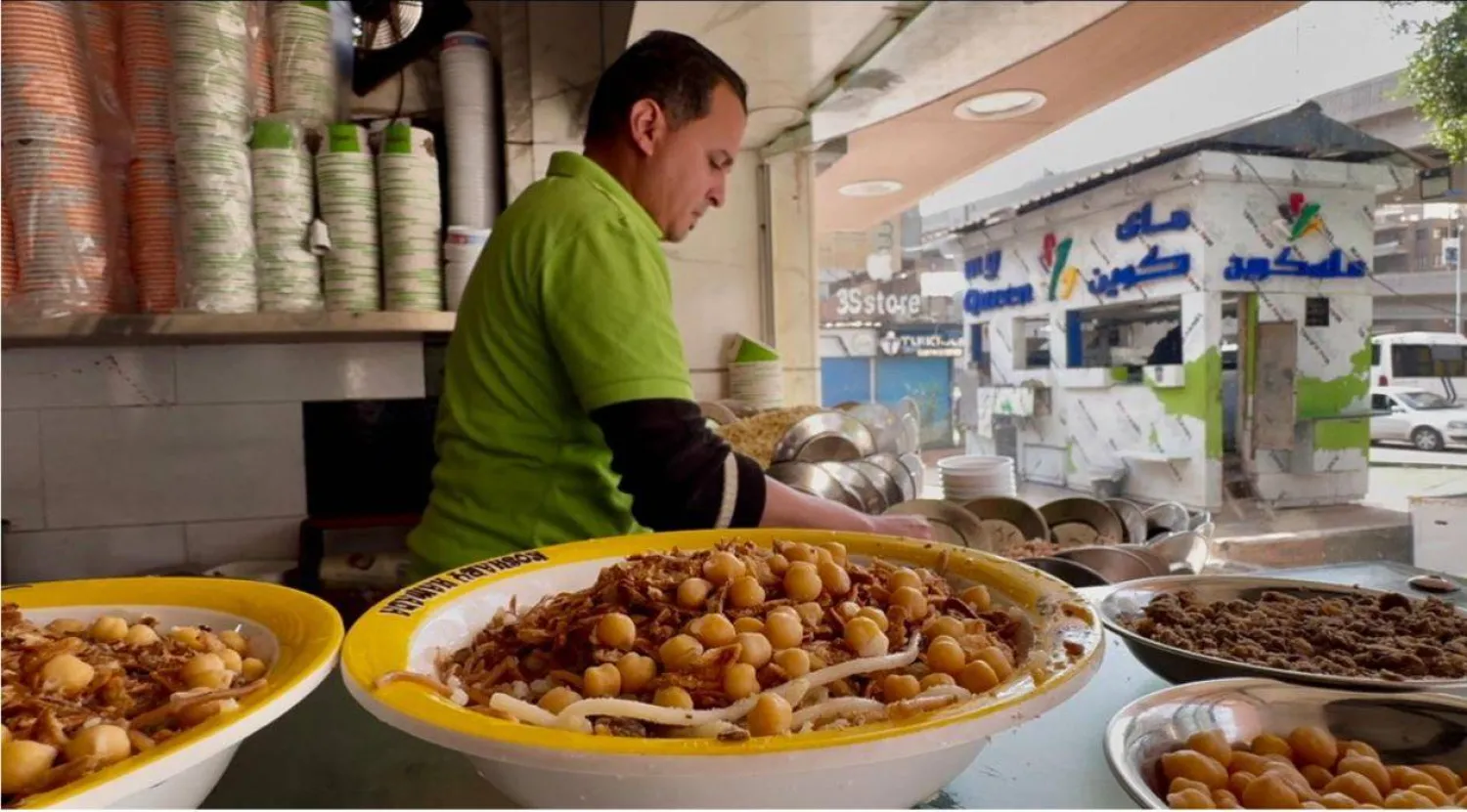 الكشري من الأكلات الشهيرة بمصر (تصوير: عبد الفتاح فرج)