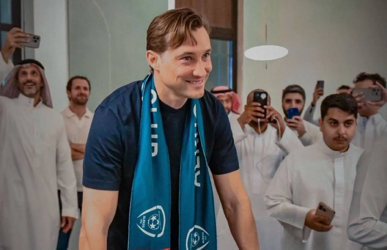 بن هاربورغ رئيس نادي الخلود (الشرق الأوسط)