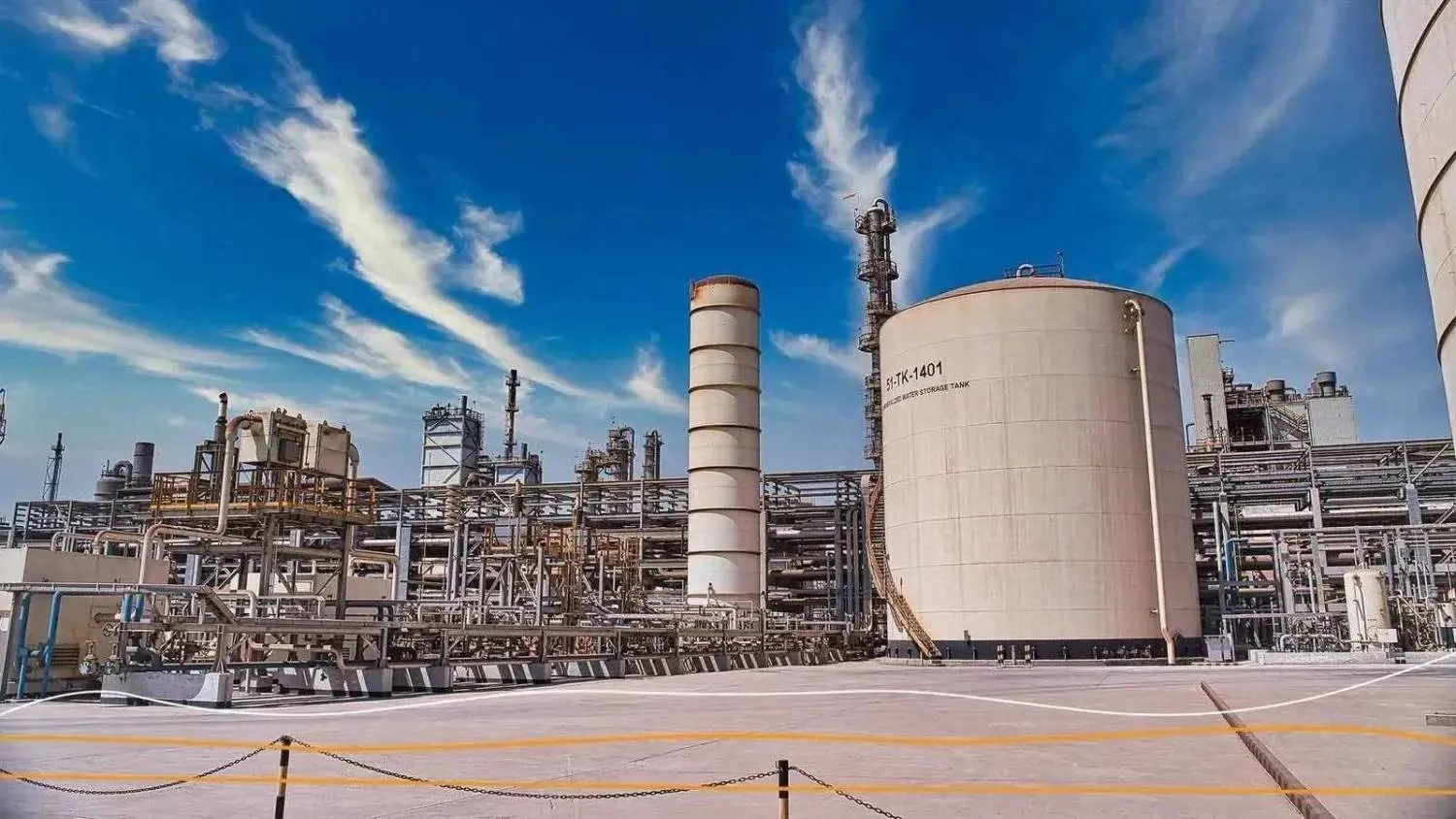  A facility operated by the Saudi International Petrochemical Company (Sipchem) (Photo: the company’s website) 