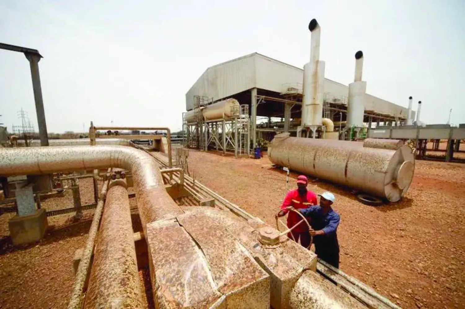 Sudan'ın Güney Kordofan bölgesindeki Heglig petrol sahası (Arşiv- Reuters)