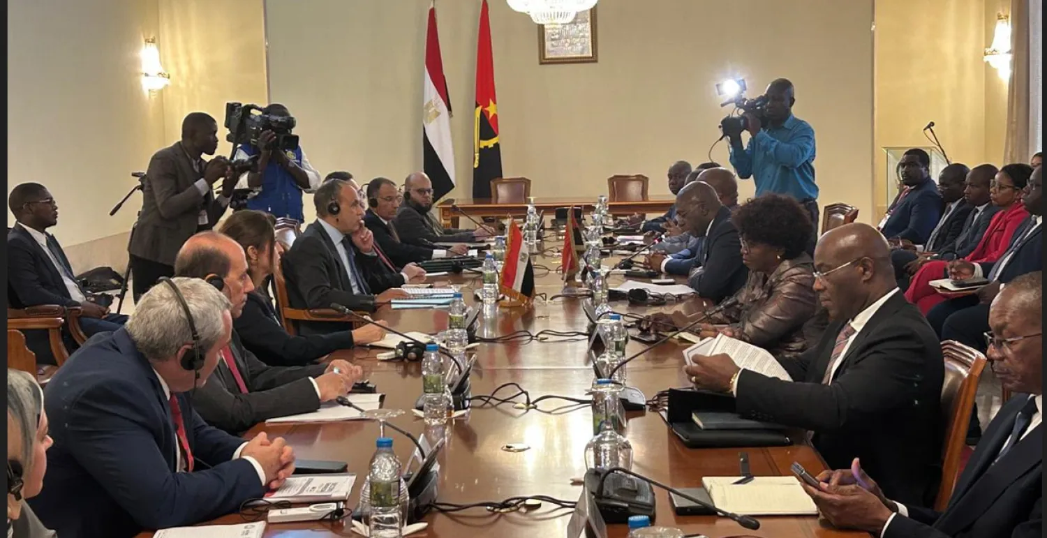 خلال انعقاد الدورة الأولى للجنة المشتركة بين مصر وأنغولا (الخارجية المصرية)
