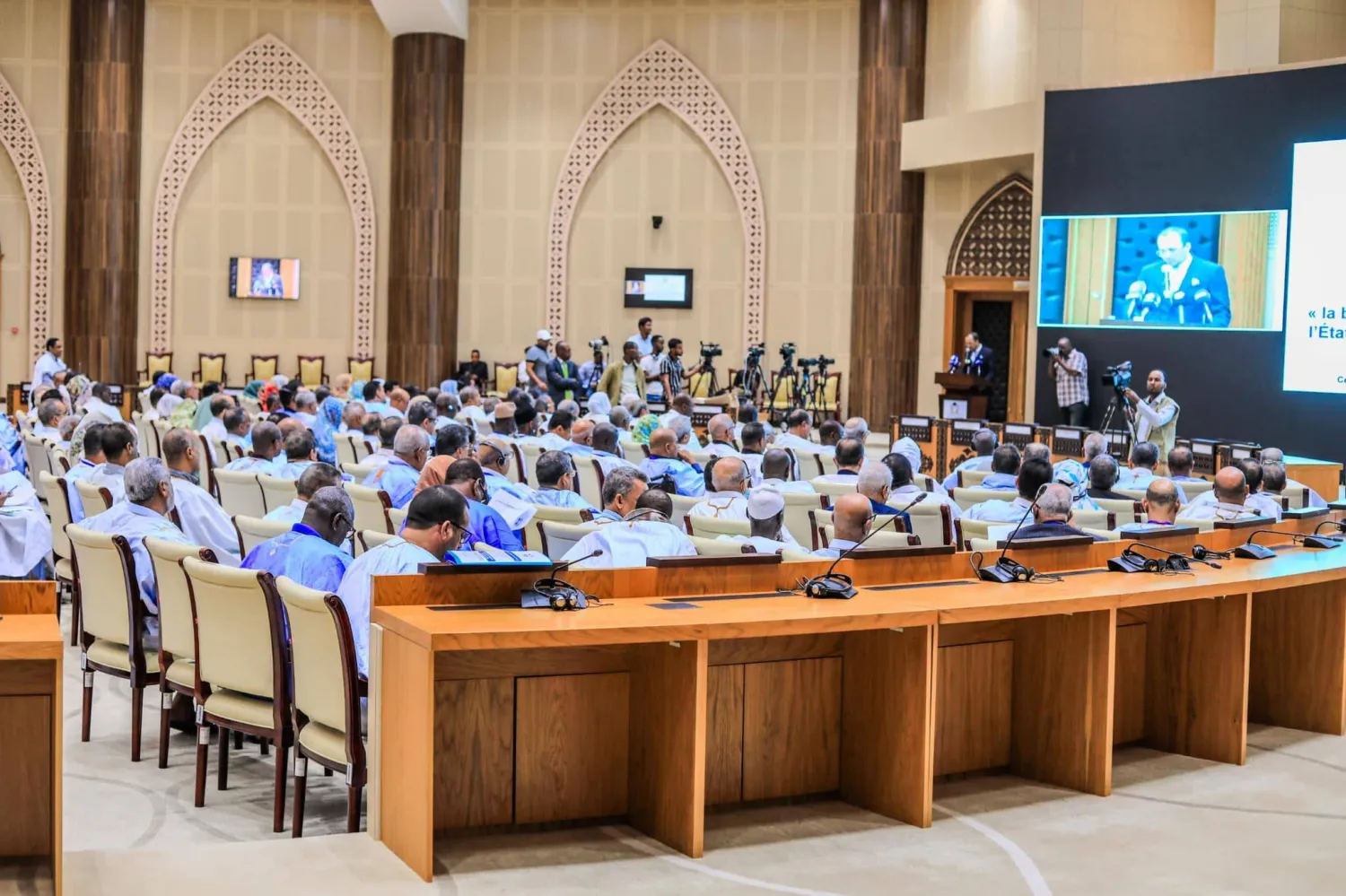 جانب من نقاشات محاربة الفساد في موريتانيا (أرشيفية - حزب الإنصاف)
