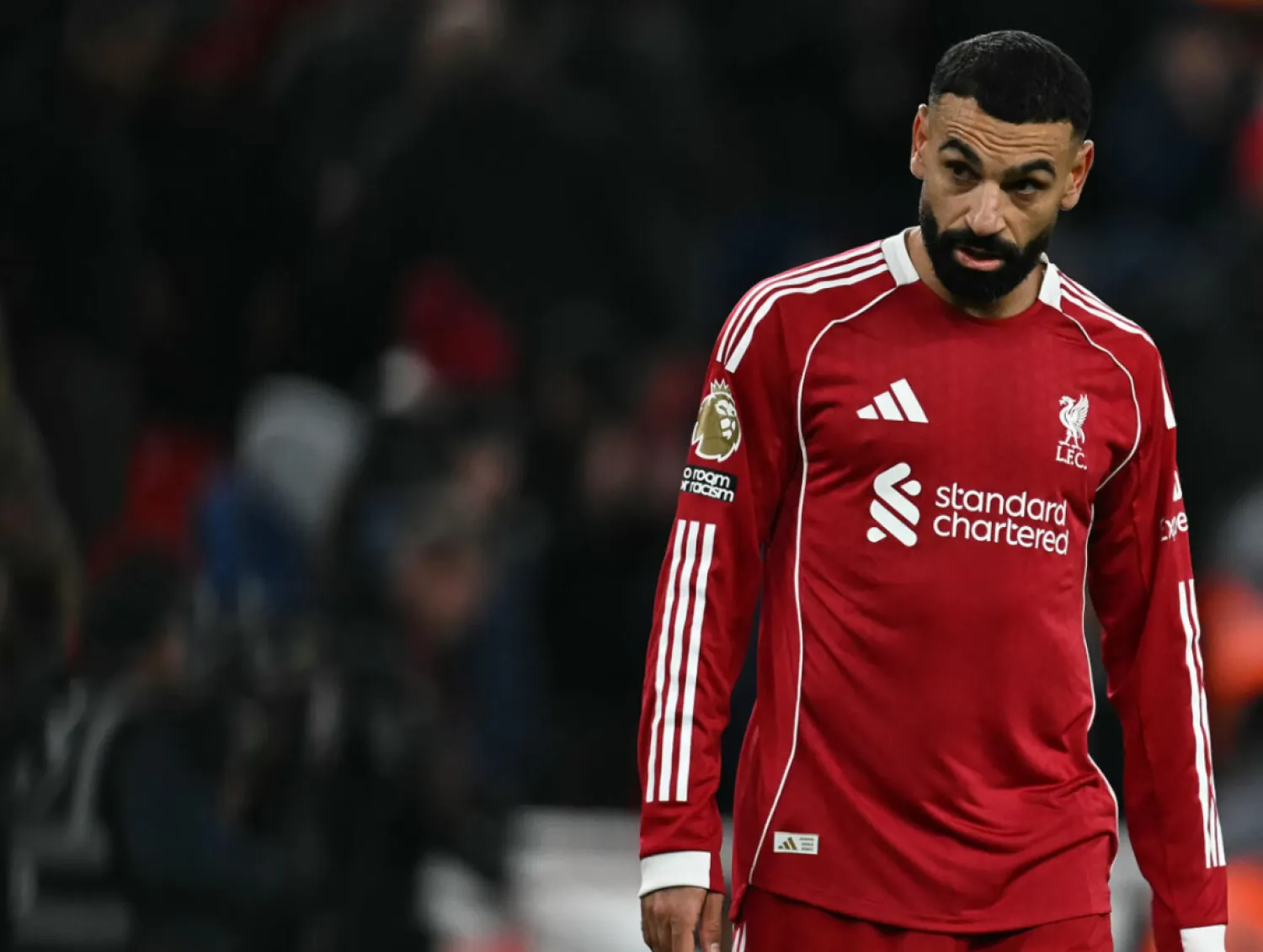 Mohamed Salah has scored just four Premier League goals this season © Paul ELLIS / AFP
