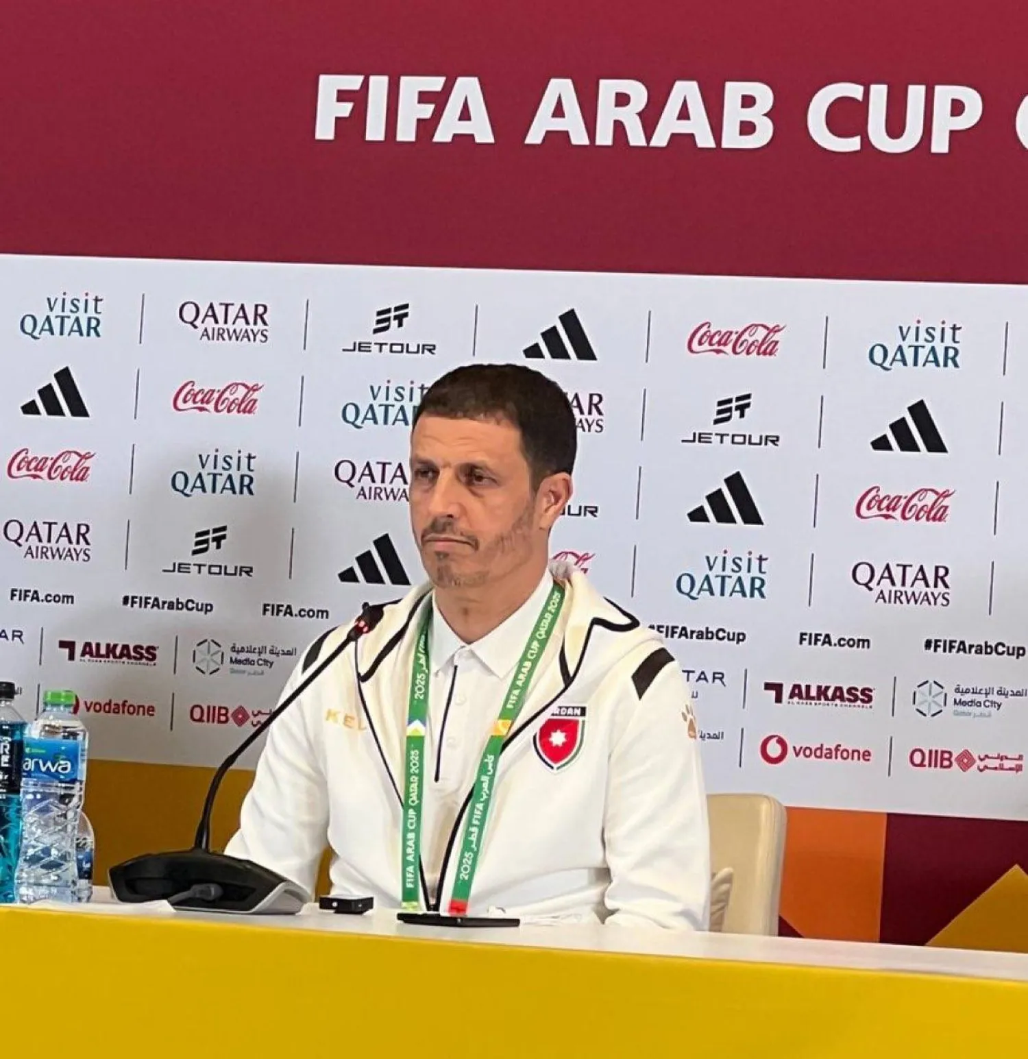 السلامي خلال المؤتمر الصحافي (موقع كأس العرب)