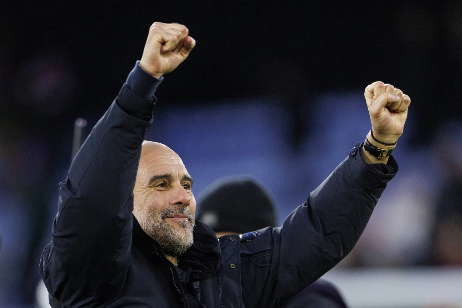 مدرب مانشستر سيتي بيب غوارديولا (إ.ب.أ) 