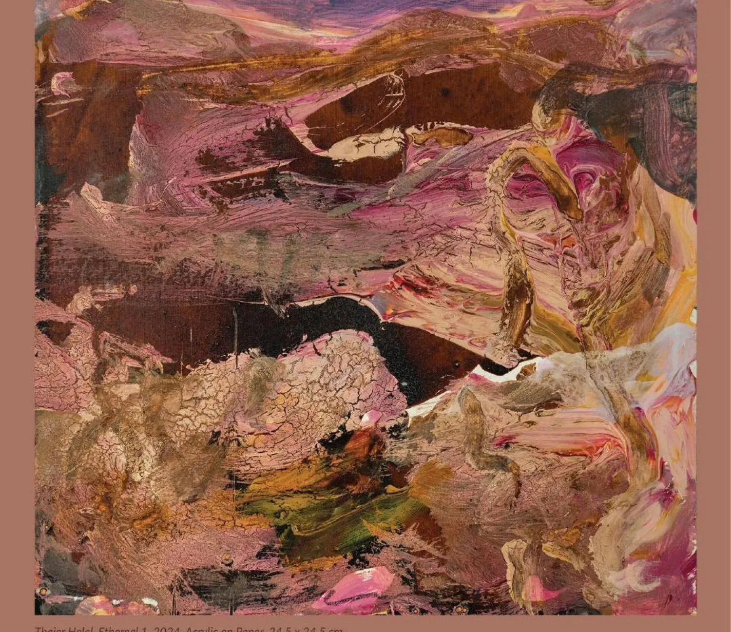 من أعمال الفنان ثائر هلال