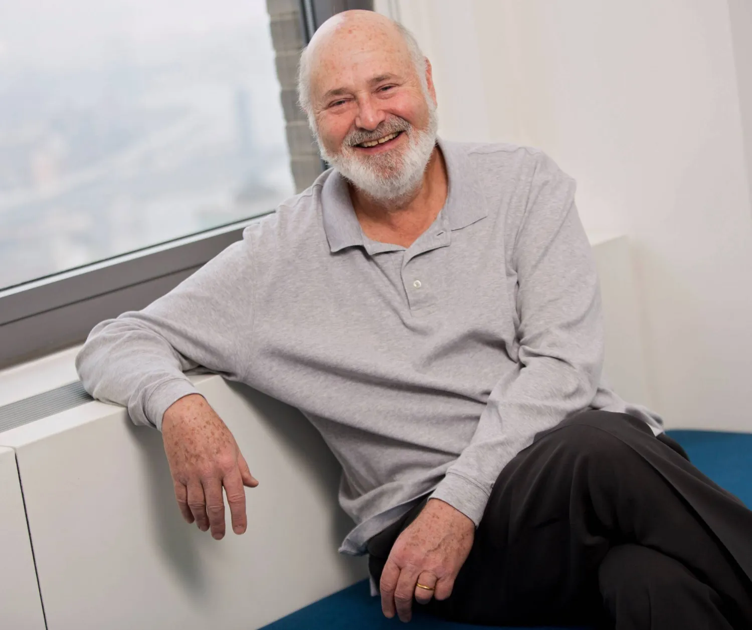 02 May 2016, US, New York: American Writer-director Rob Reiner poses for a portrait in New York. (dpa)