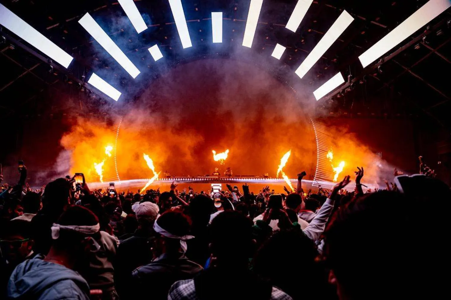 تفاعل الجماهير في مسرح «ساوندستورم 2025» (ميدل بيست)