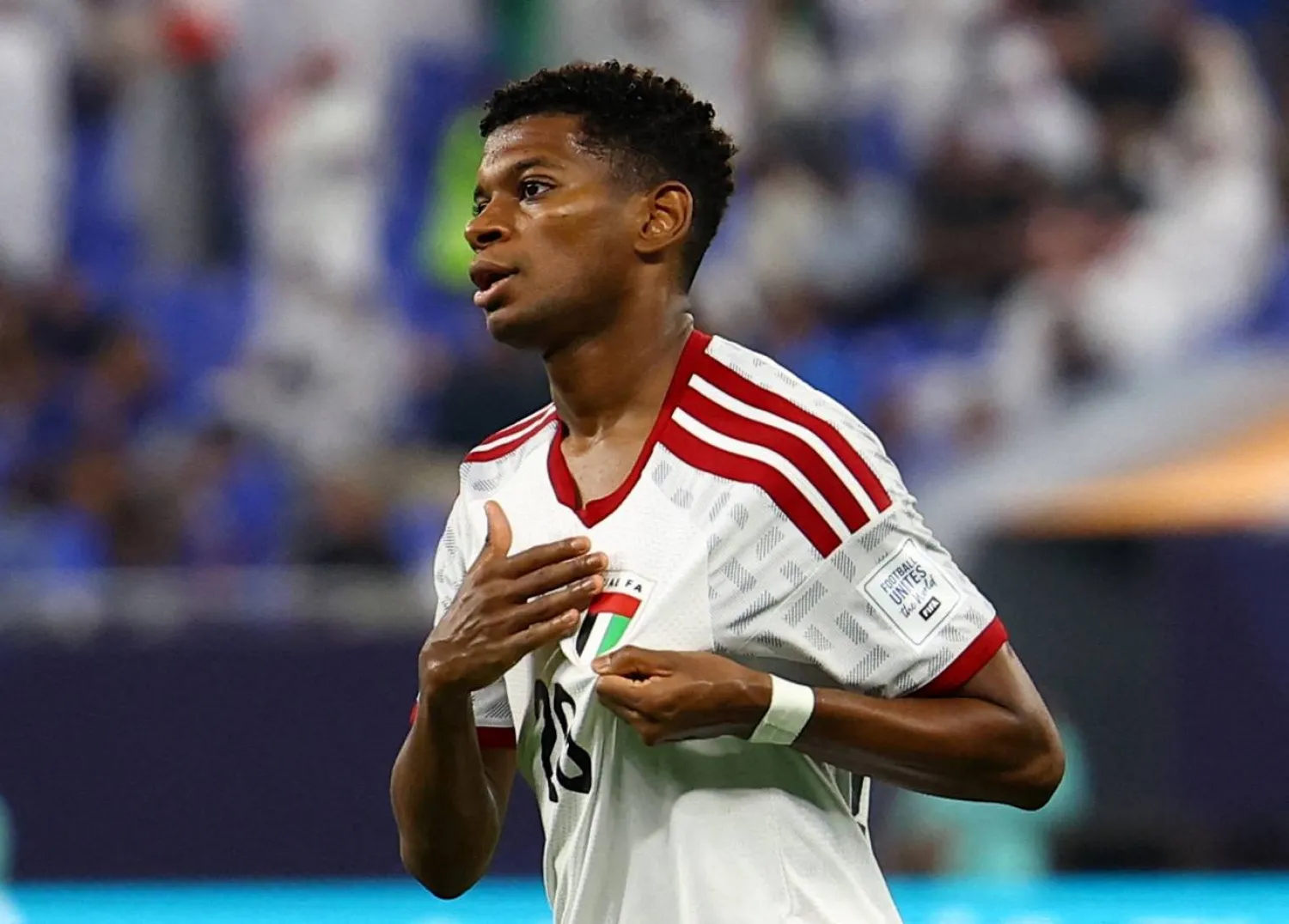 يحيى الغساني لاعب الإمارات (رويترز) 