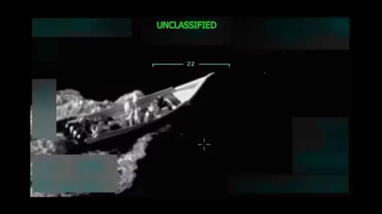 صورة من مقطع نشره ترمب بمنصة «تروث سوشيال» في 2 سبتمبر 2025 وصفه بأنه قارب يحمل مخدرات من فنزويلا