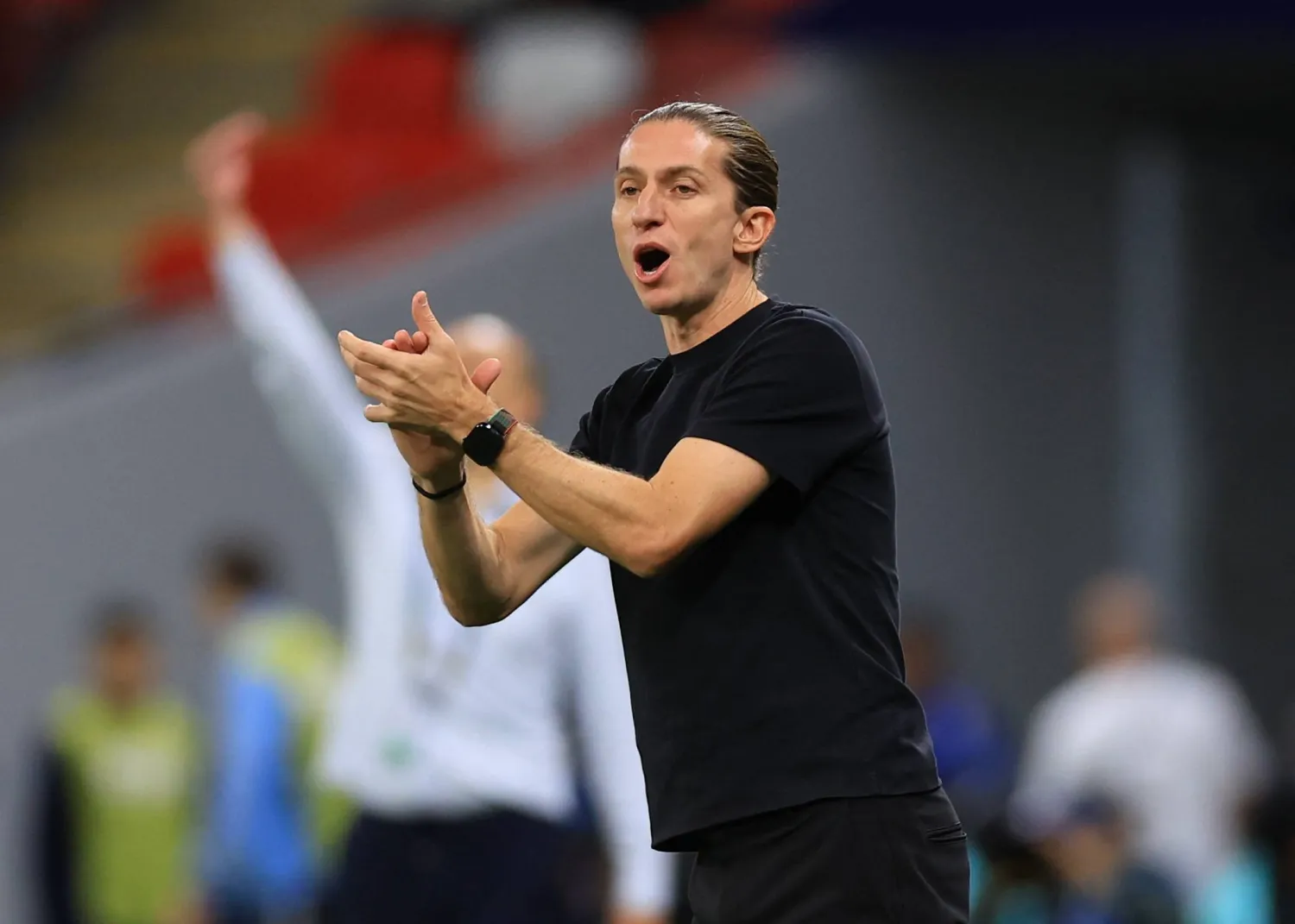 فيليبي لويس المدير الفني لفلامنغو البرازيلي (رويترز)