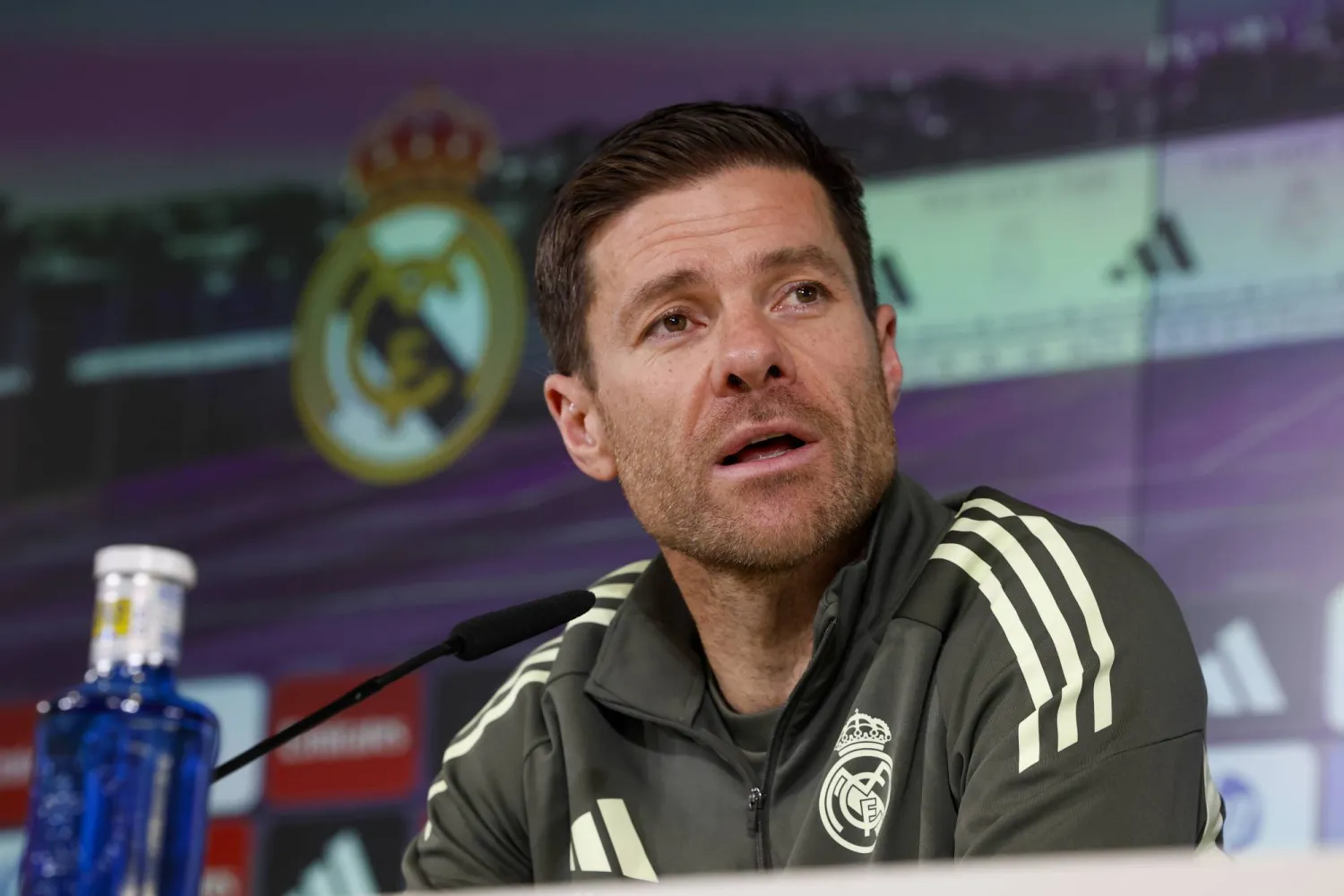 تشابي ألونسو مدرب ريال مدريد (إ.ب.أ)