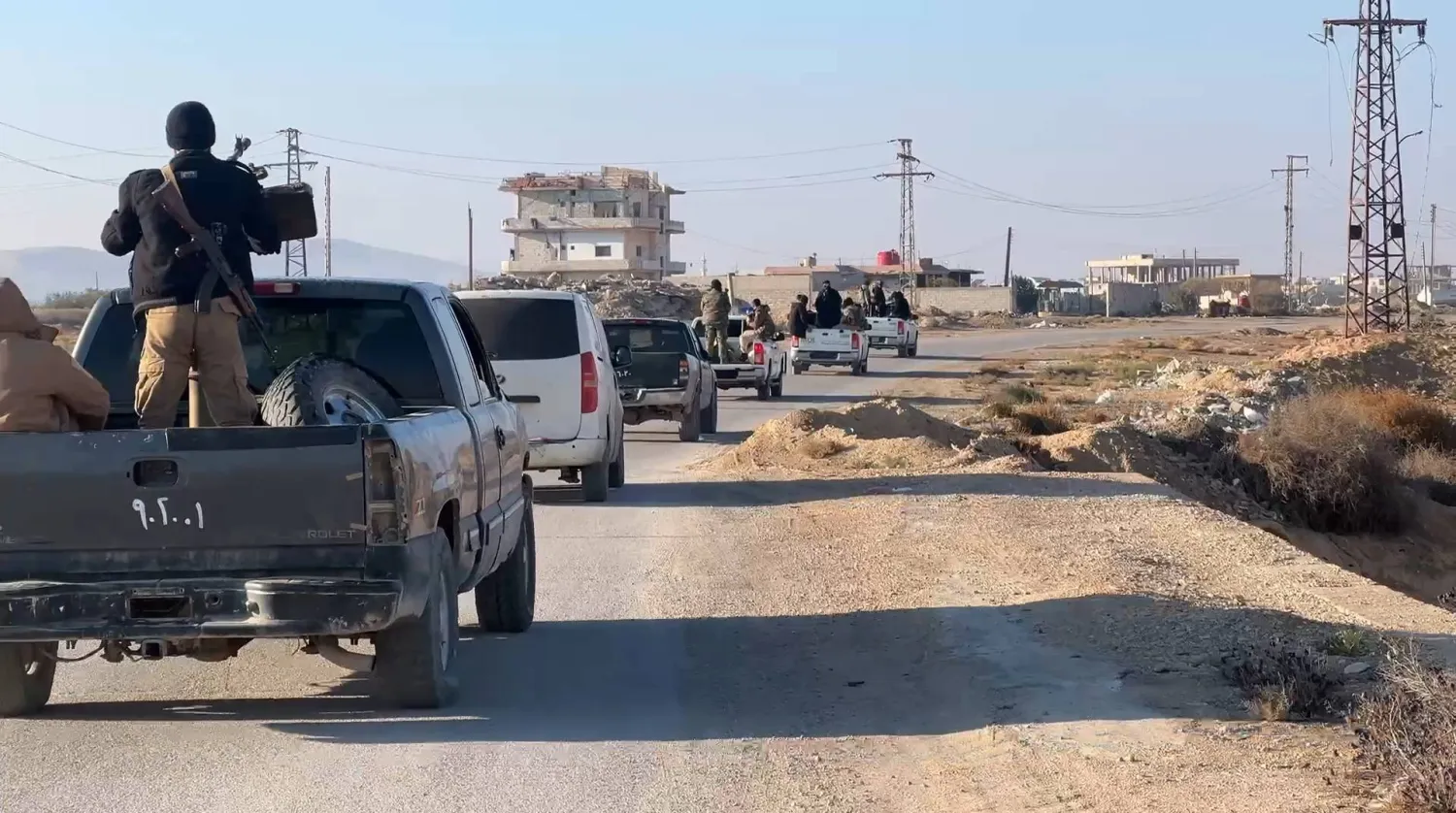 من العملية الأمنية في تدمر عقب هجوم «داعش» (أرشيفية - وزارة الداخلية)