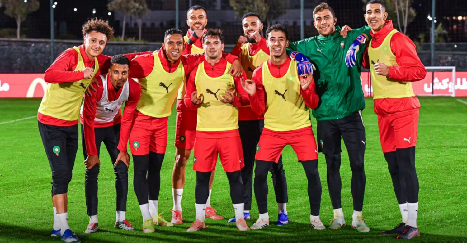من الحصص التدريبية للمغرب استعداداً لبطولة أمم أفريقيا (منتخب المغرب - إكس)