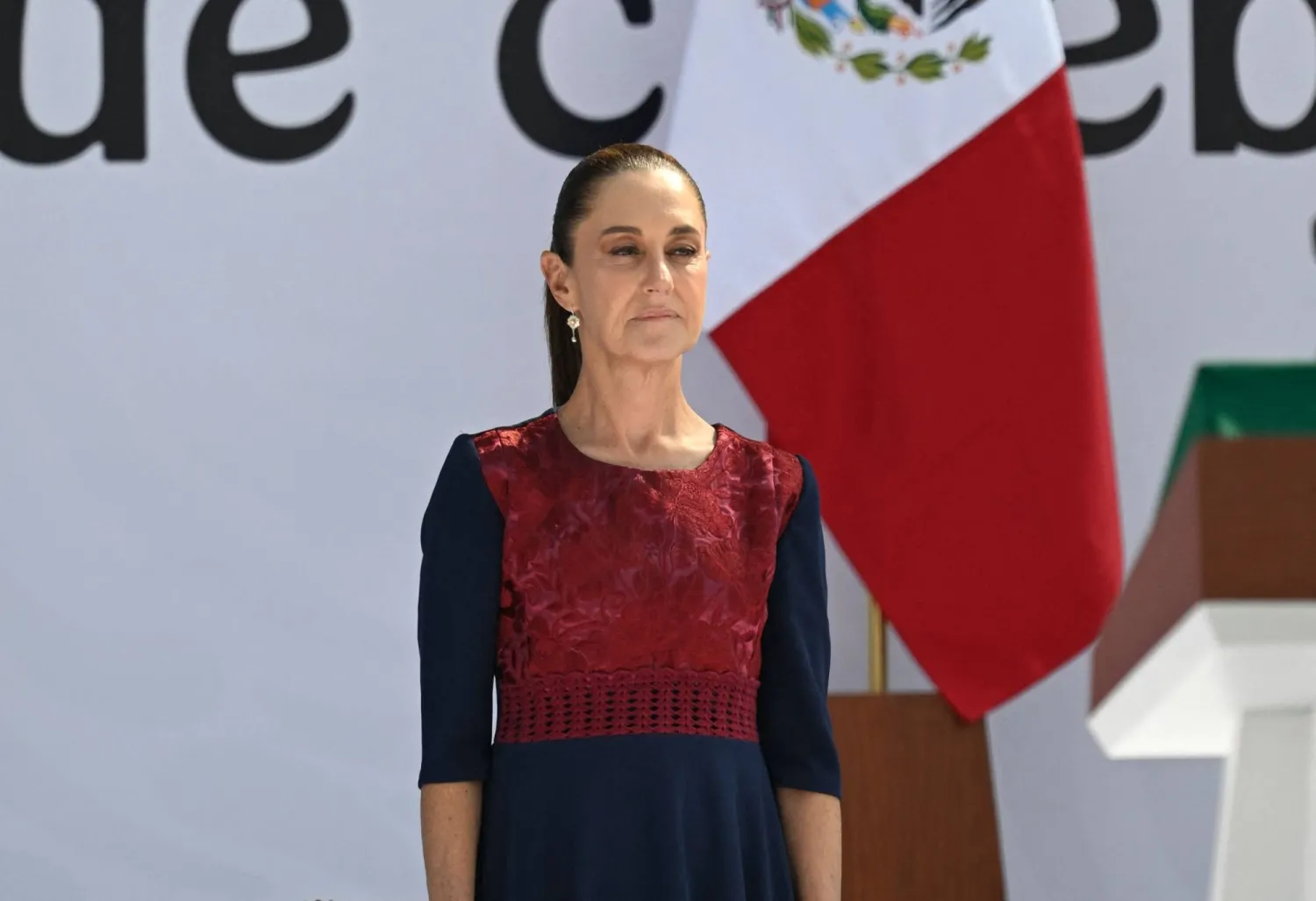 الرئيسة المكسيكية كلاوديا شينباوم (أ.ف.ب)