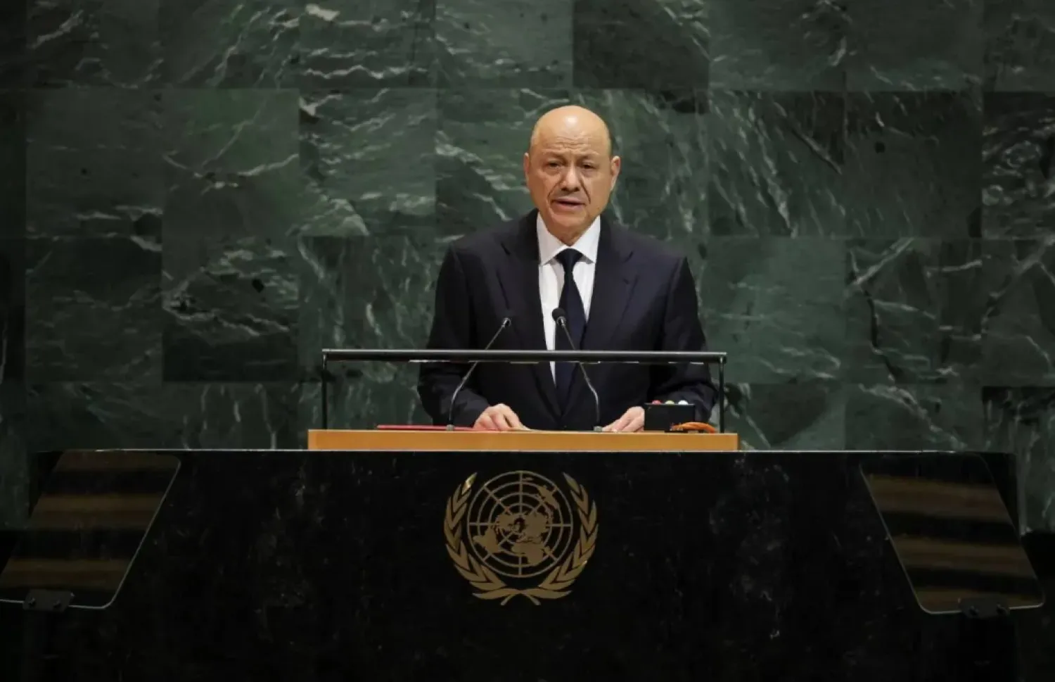 President of the Presidential Leadership Council of Yemen Dr. Rashad Mohammed Al-Alimi - Reuters 