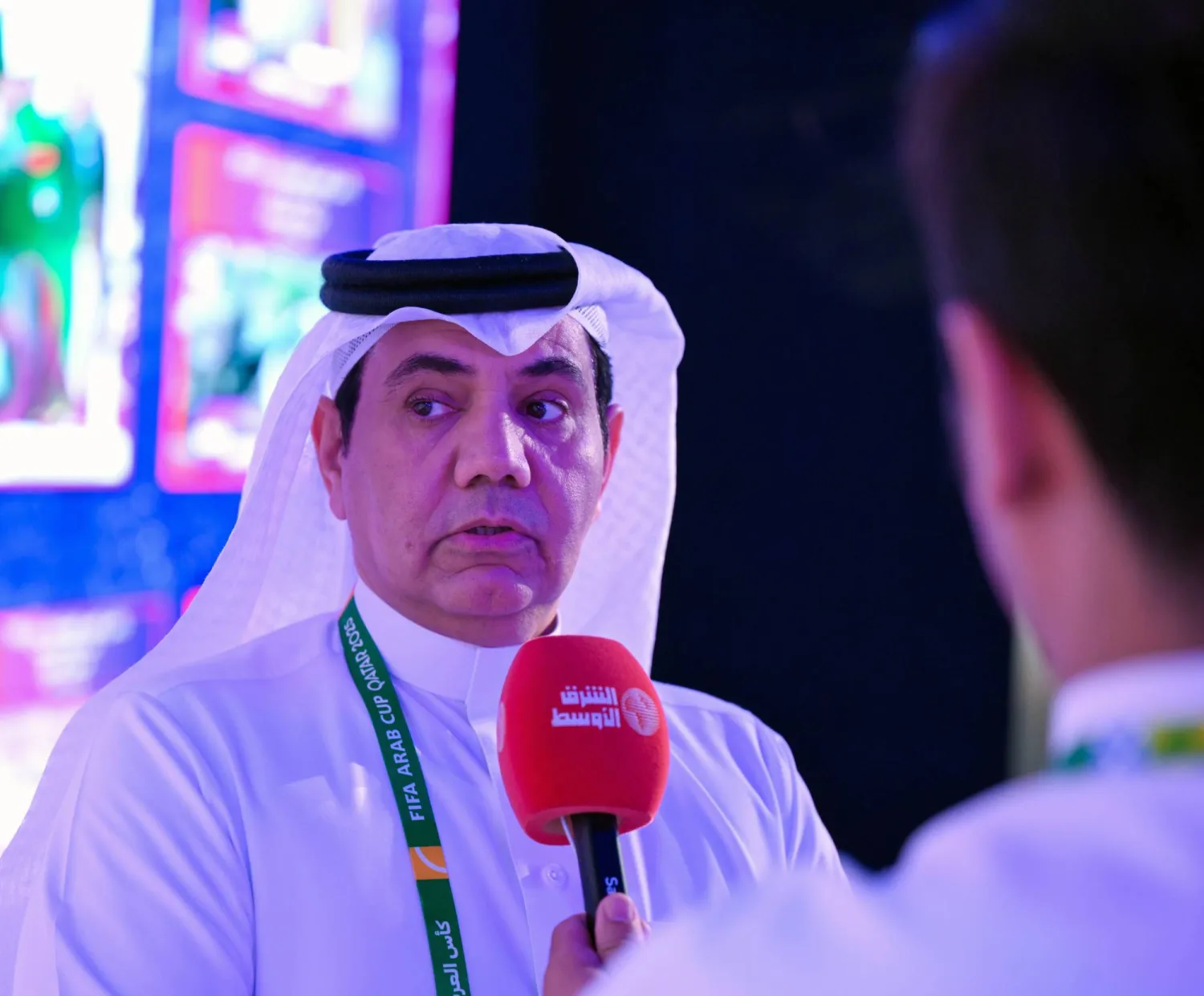 الدكتور رجاء الله السلمي في حديثه للشرق الأوسط (تصوير: بشير صالح)