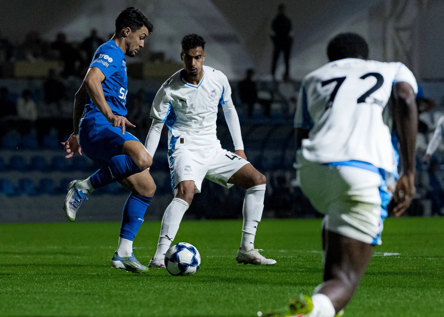 من المواجهة الودية التي جمعت الهلال ونيوم (نادي الهلال)