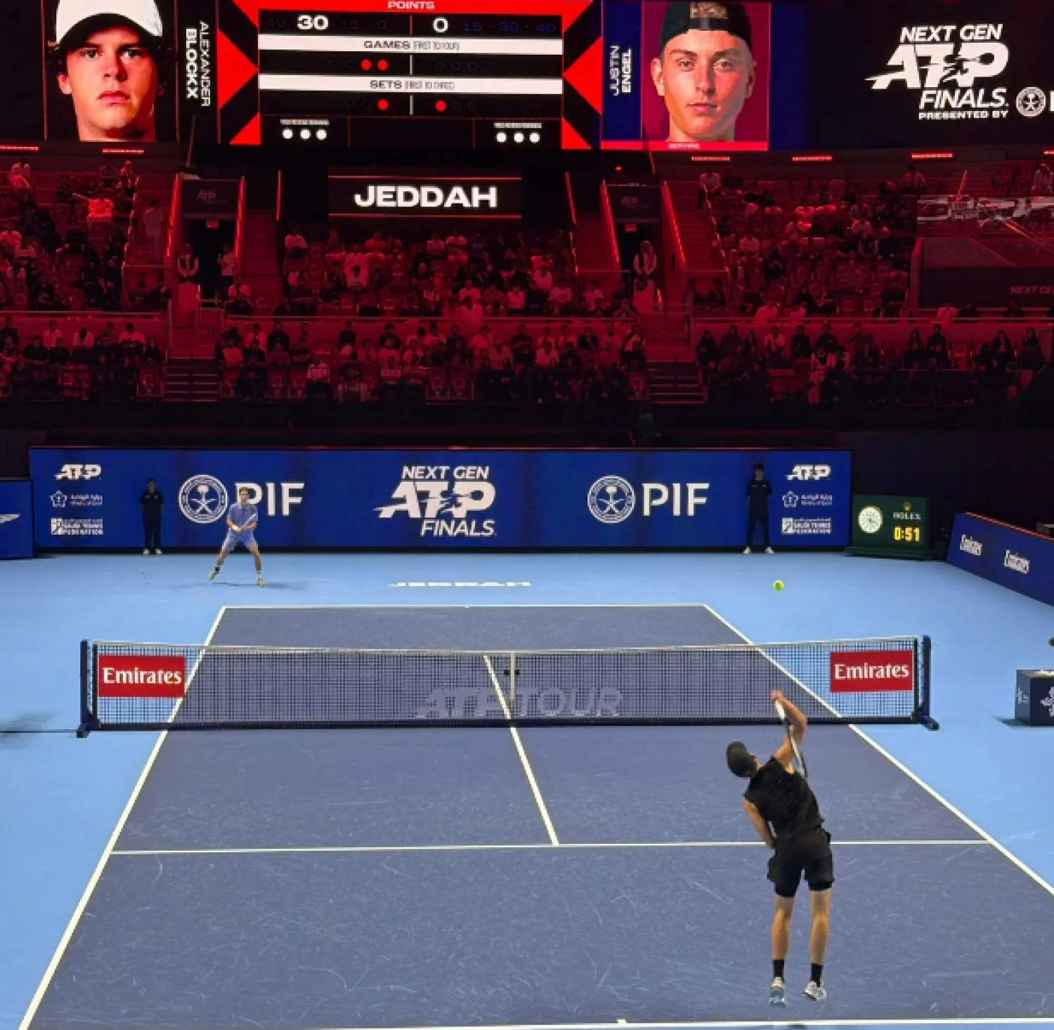 «الجيل القادم لمحترفي التنس» جاهزون لمواجهات ساخنة في جدة (الشرق الأوسط)