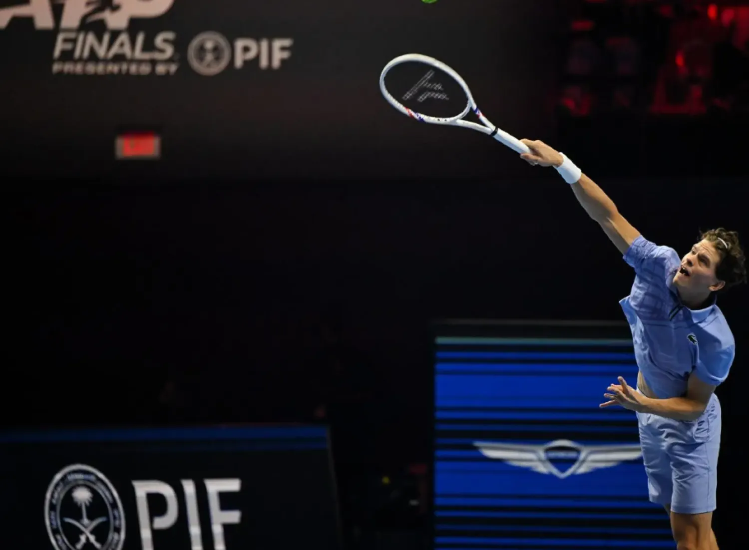  Next Gen ATP Finals presented by the Public Investment Fund kicked off at the indoor arena of King Abdullah Sports City in Jeddah - SPA