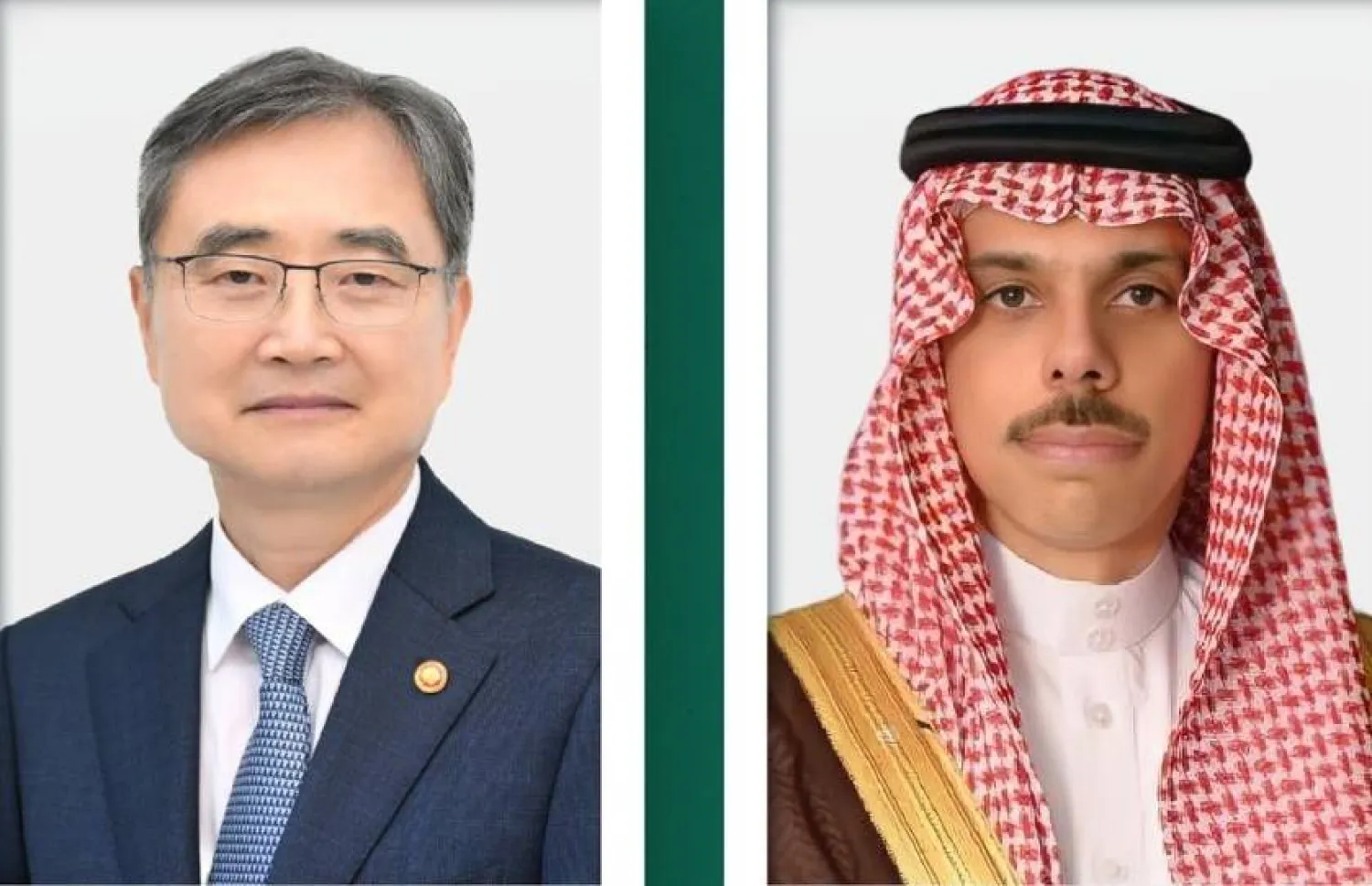 الأمير فيصل بن فرحان وزير الخارجية السعودي ونظيره الكوري الجنوبي جو هيون (الشرق الأوسط)