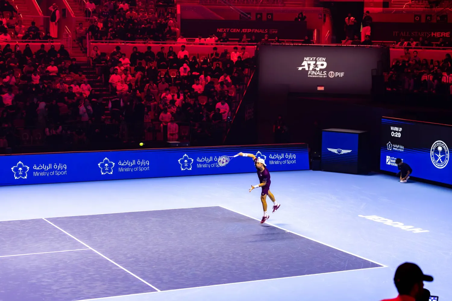 من إحدى مواجهات نهائيات الجيل القادم المقامة في جدة (الشرق الأوسط)