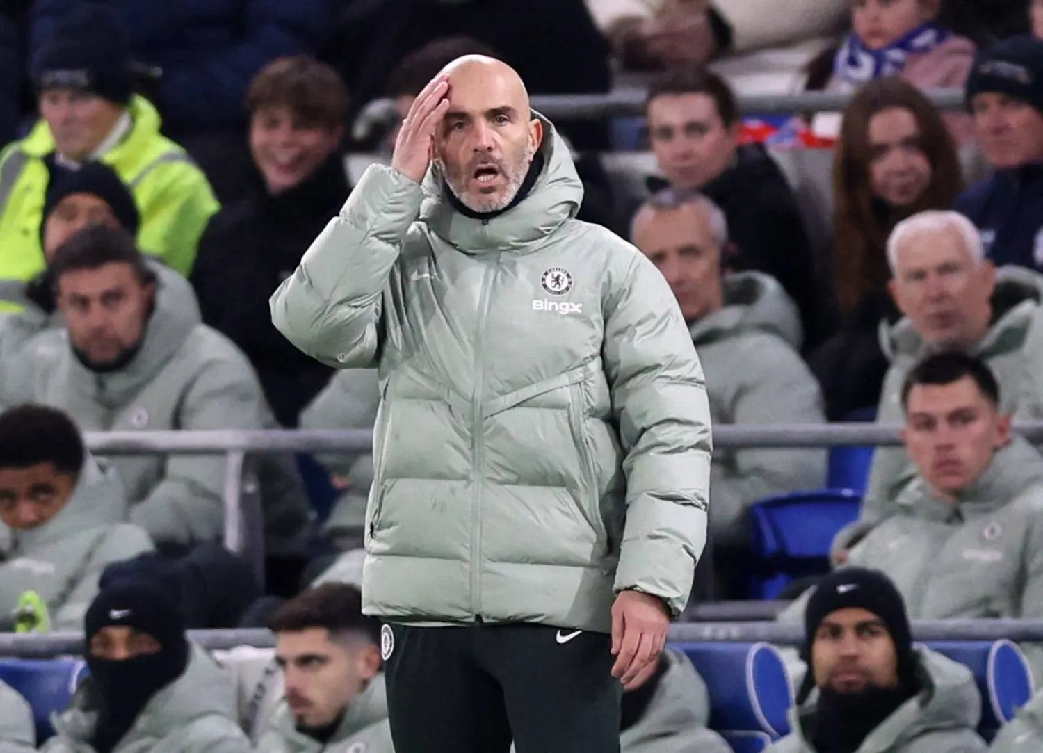 الإيطالي إنزو ماريسكا مدرب تشيلسي (رويترز)