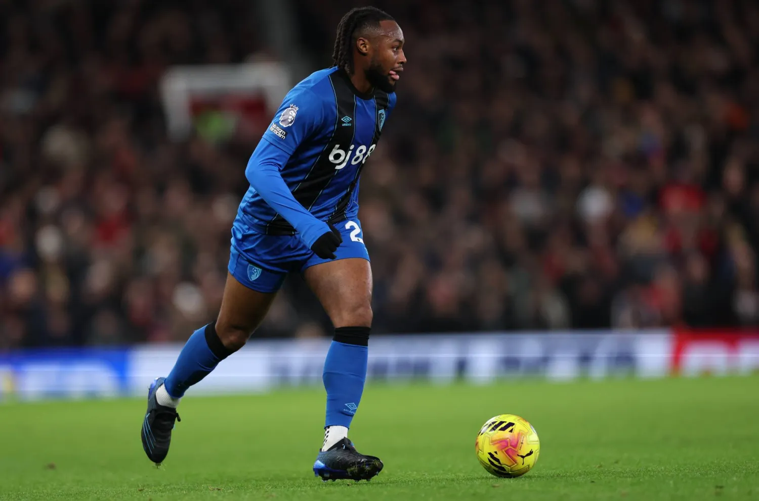 الغاني أنطوان سيمينيو مهاجم بورنموث أبرز الغائبين عن أمم أفريقيا (إ.ب.أ)