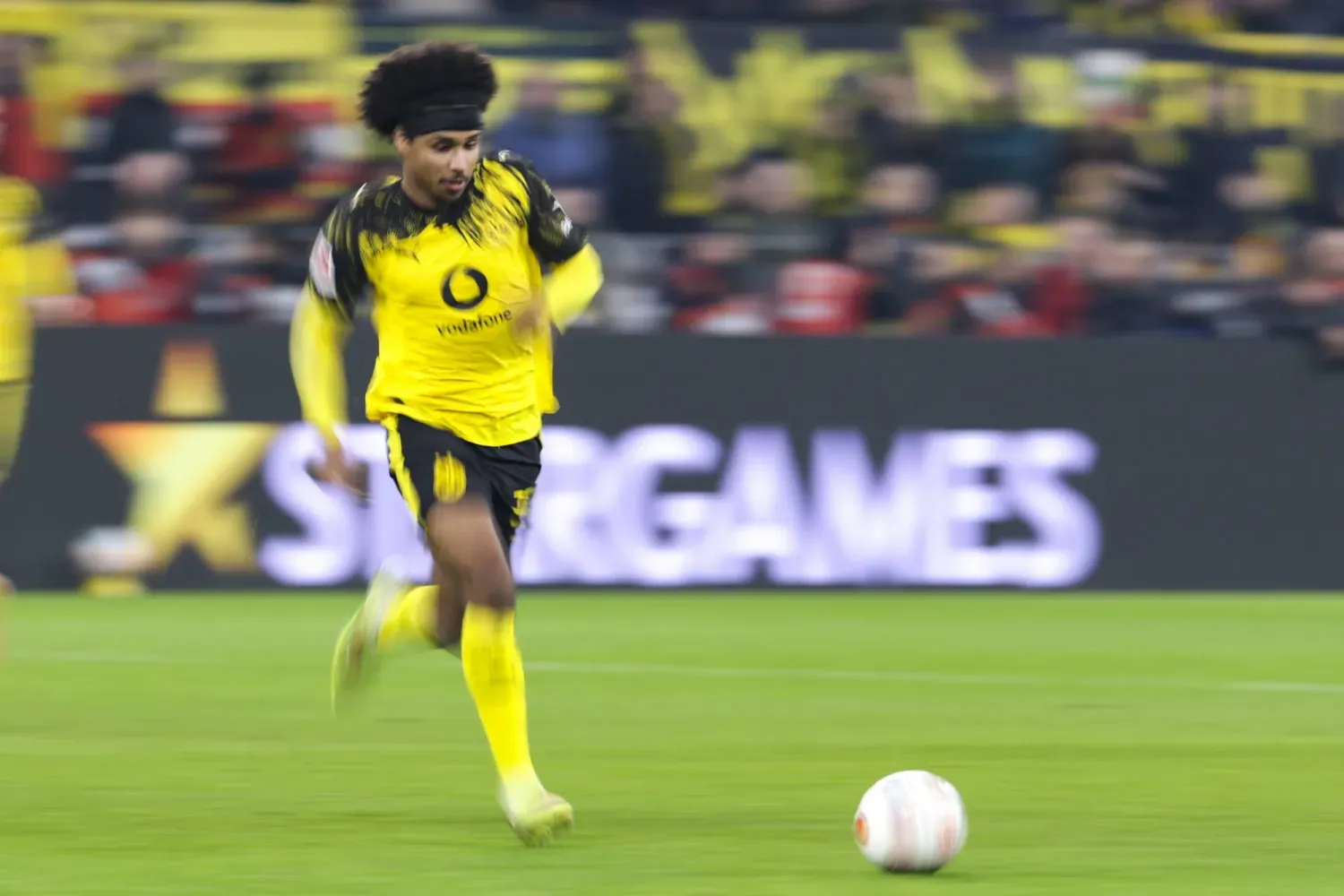 Borussia Dortmund'un yıldız oyuncusu Karim Adeyemi (EPA)