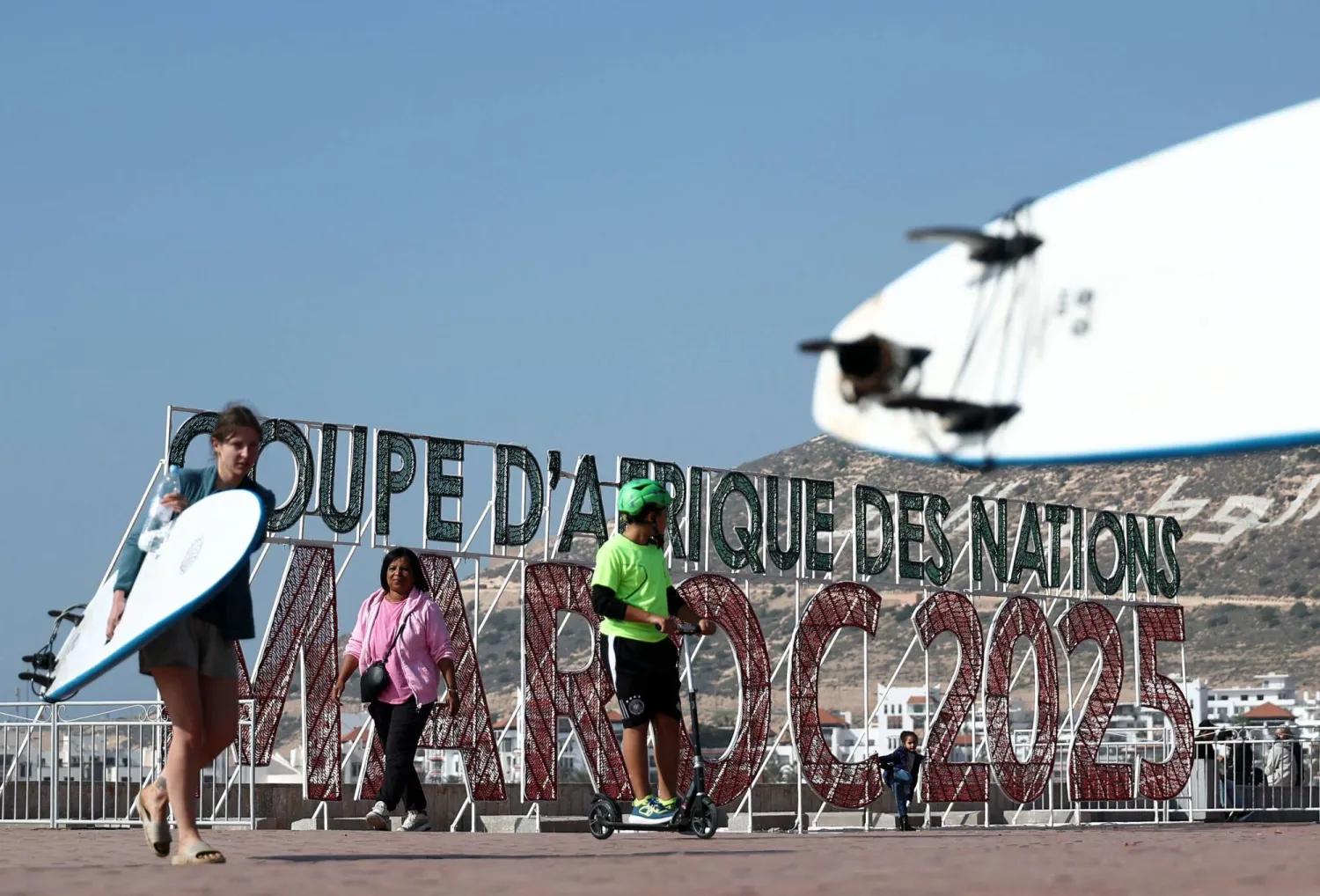 الجماهير تتأهب لحضور المواجهات الأفريقية (أ.ف.ب)