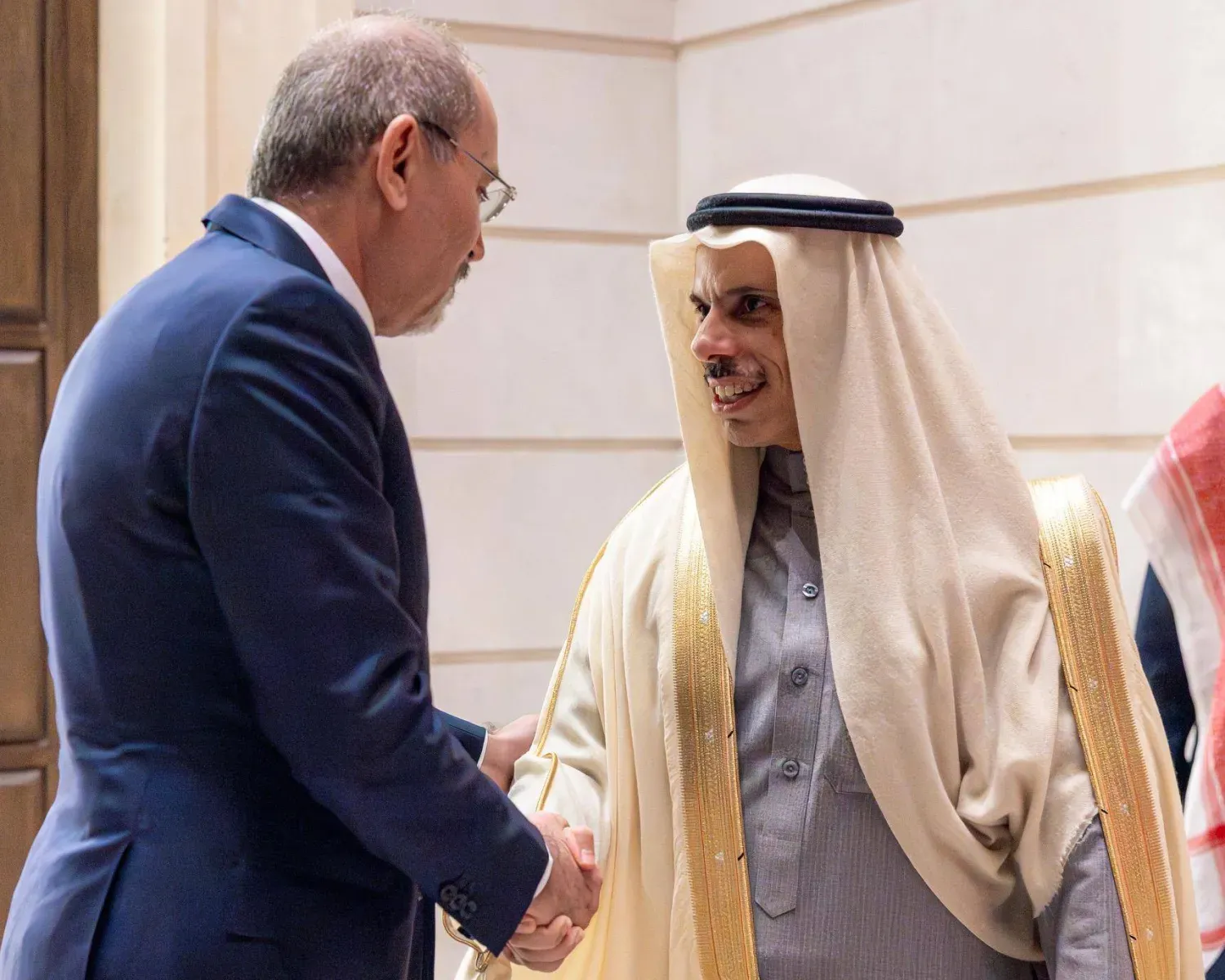 Suudi Arabistan Dışişleri Bakanı, Riyad'da Ürdünlü mevkidaşı ile yaptığı görüşmede (SPA)