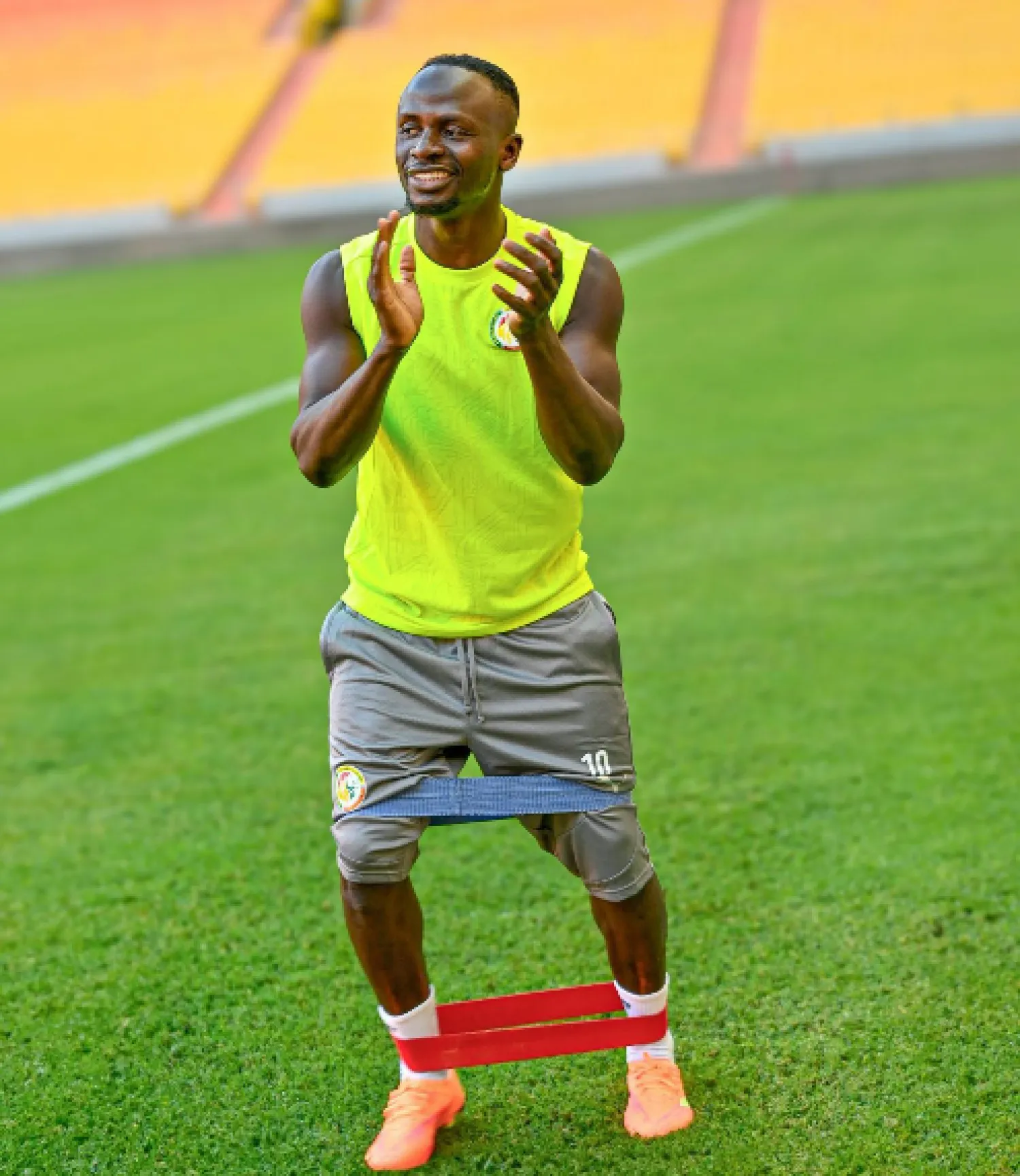 ساديو ماني من حصص تدريب المنتخب السنغالي الأخيرة (منتخب السنغال-إكس)