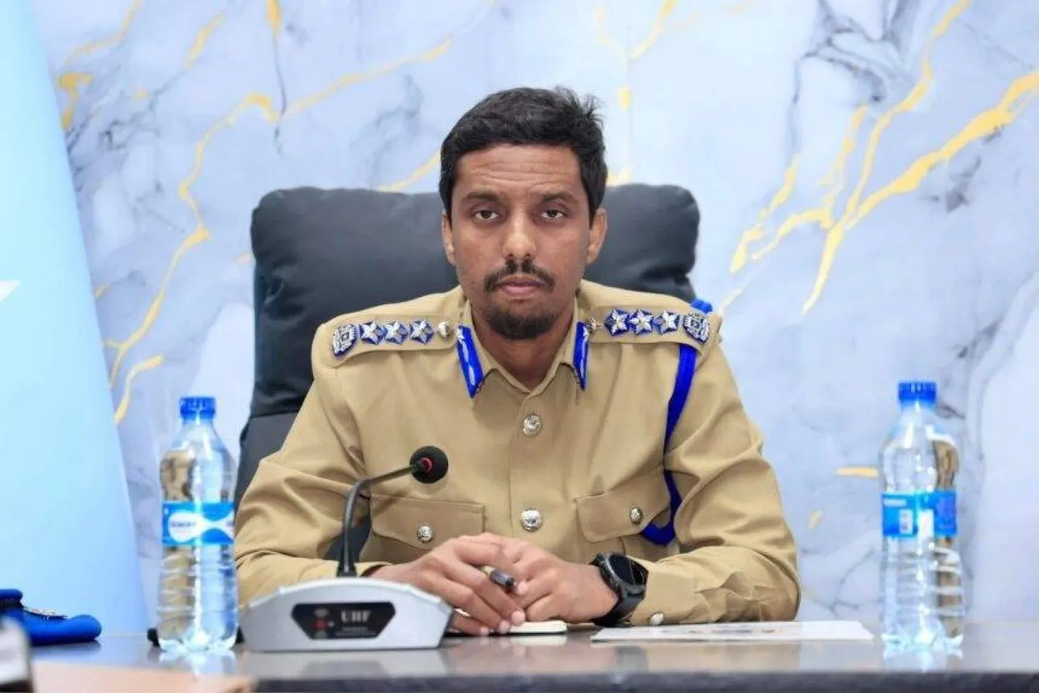 قائد قوات الشرطة الوطنية بالصومال العميد أسد عثمان عبد الله (وكالة الأنباء الصومالية)