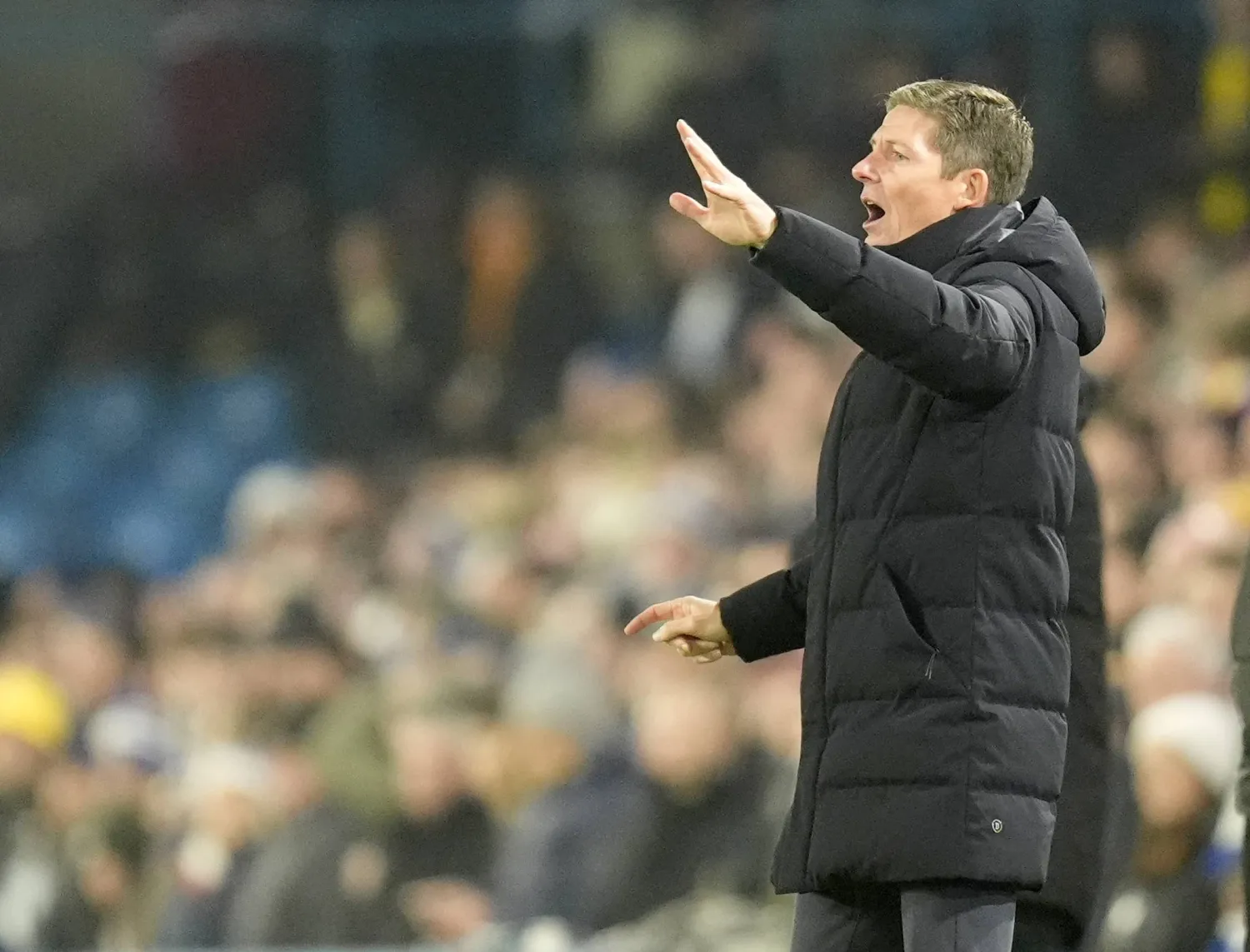 النمساوي أوليفر غلاسنر مدرب كريستال بالاس (د.ب.أ)