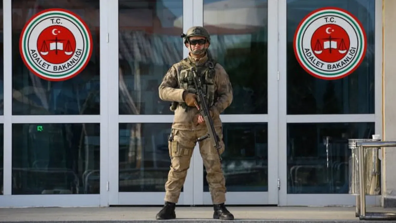 A Turkish soldier stands guard outside the Silivri Prison and Courthouse complex near Istanbul, Turkey. (File/Reuters)
