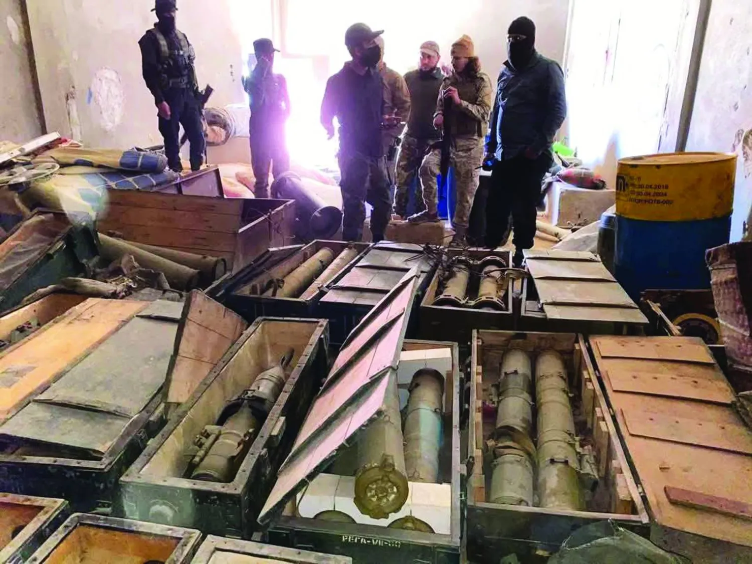 حملة أمنية قرب الحدود السورية - العراقية في الصيف الماضي لملاحقة تجار المخدرات والسلاح (محافظة دير الزور)