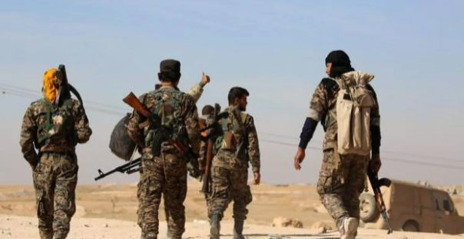 عناصر من قوات سوريا الديمقراطية (قسد) في شمال شرقي سوريا (أ.ف.ب)