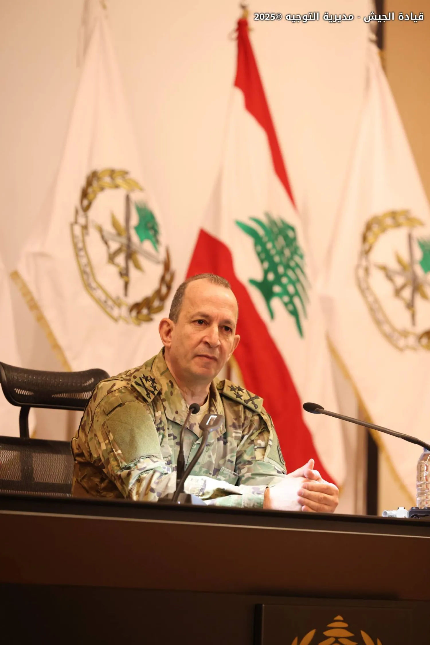 قائد الجيش اللبناني العماد رودولف هيكل (قيادة الجيش)