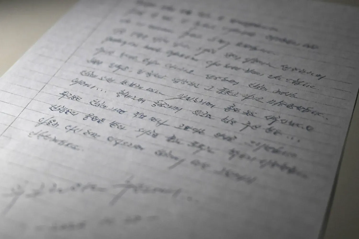 İki askerin Seul'deki bir insan hakları örgütüne yazdığı mektup, (AFP)