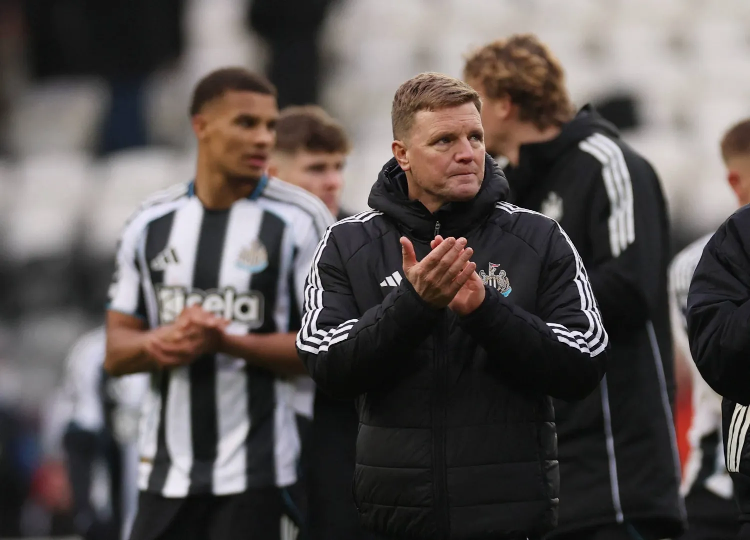 Football - Premier League - Newcastle United v Chelsea - St. James' Park, Newcastle, Britain - December 20, 2025 Newcastle United manager Eddie Howe reacts after the match. (Action Images via Reuters)