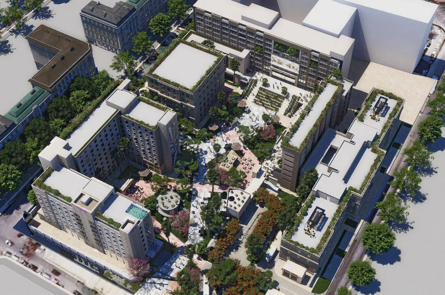 رسم توضيحي لمخطط التطوير (مجلس الوزراء المصري)