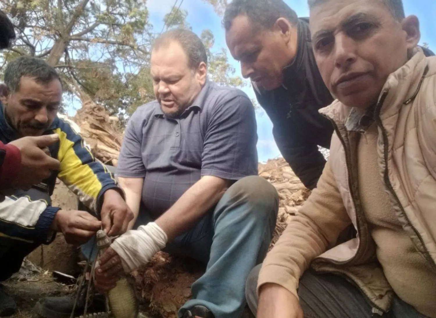 فرق اصطياد التماسيح تعمل على تمشيط المصارف في الدلتا (محافظة الشرقية)