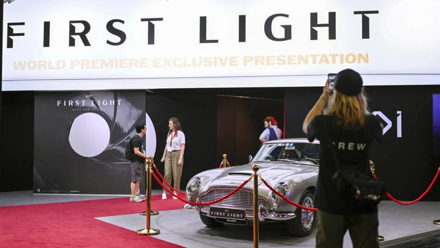 '007 First Light' depicts a younger Bond earning his license to kill. Ina FASSBENDER / AFP
