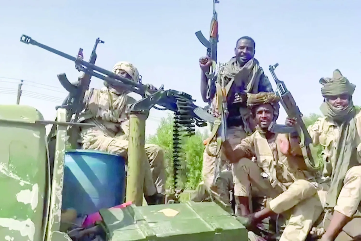 عناصر من «قوات الدعم السريع» (أ.ف.ب)