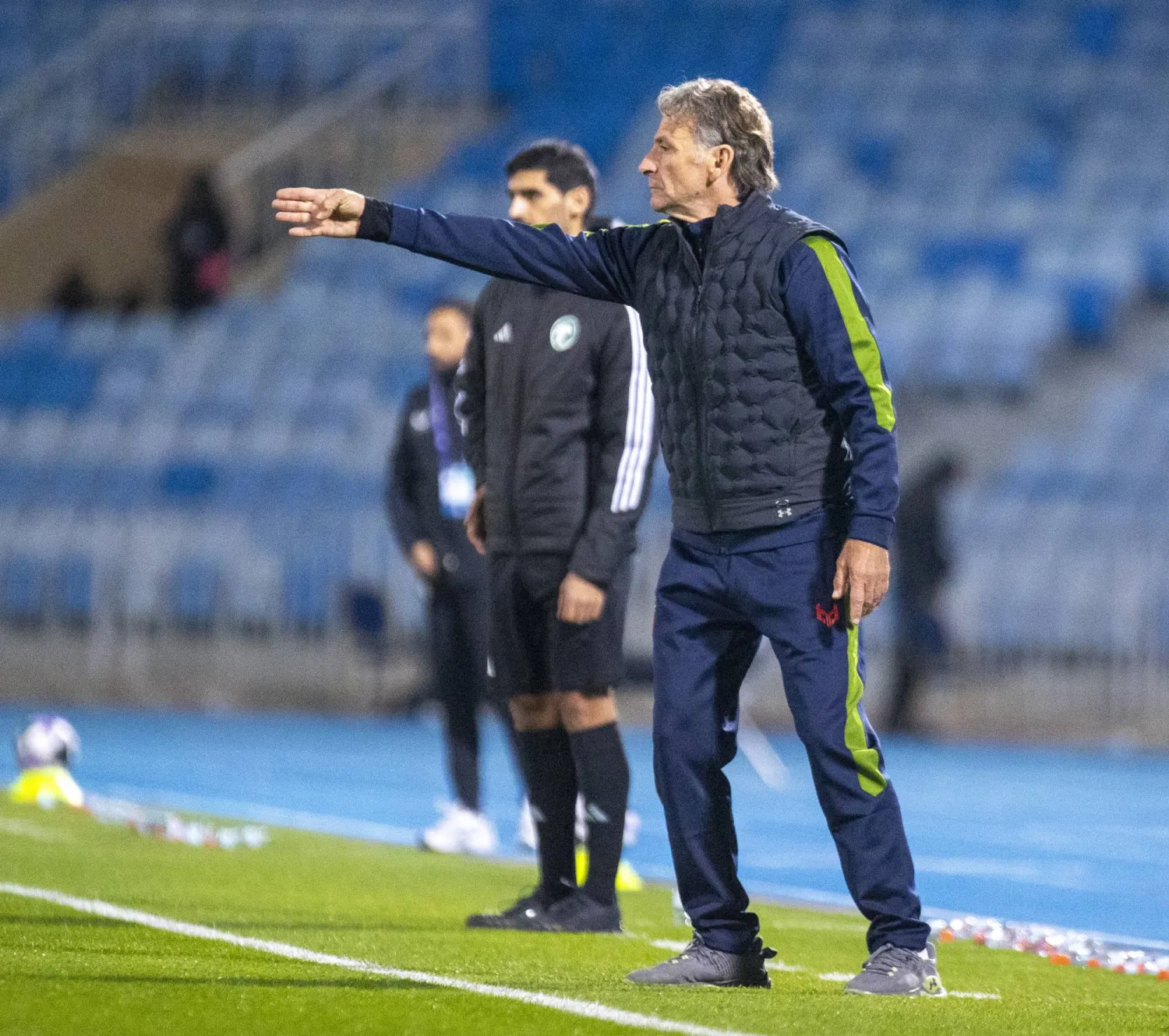 الأوروغوياني دانيال كارينيو مدرب الرياض (تصوير: سعد الدوسري) 