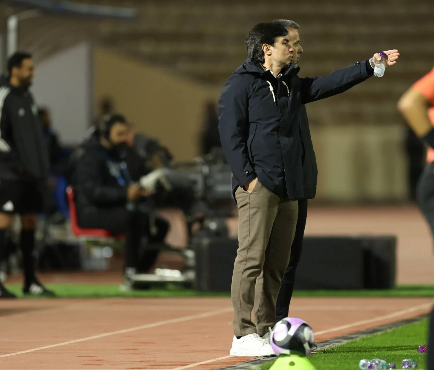 البرتغالي ماريو سيلفا مدرب فريق النجمة (تصوير: عدنان مهدلي)