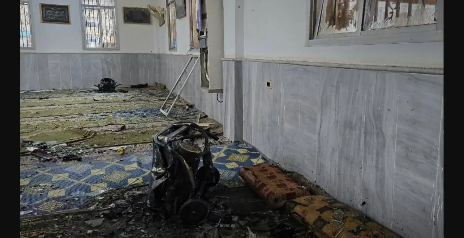 Camide meydana gelen patlamadan  bir kare (SANA)