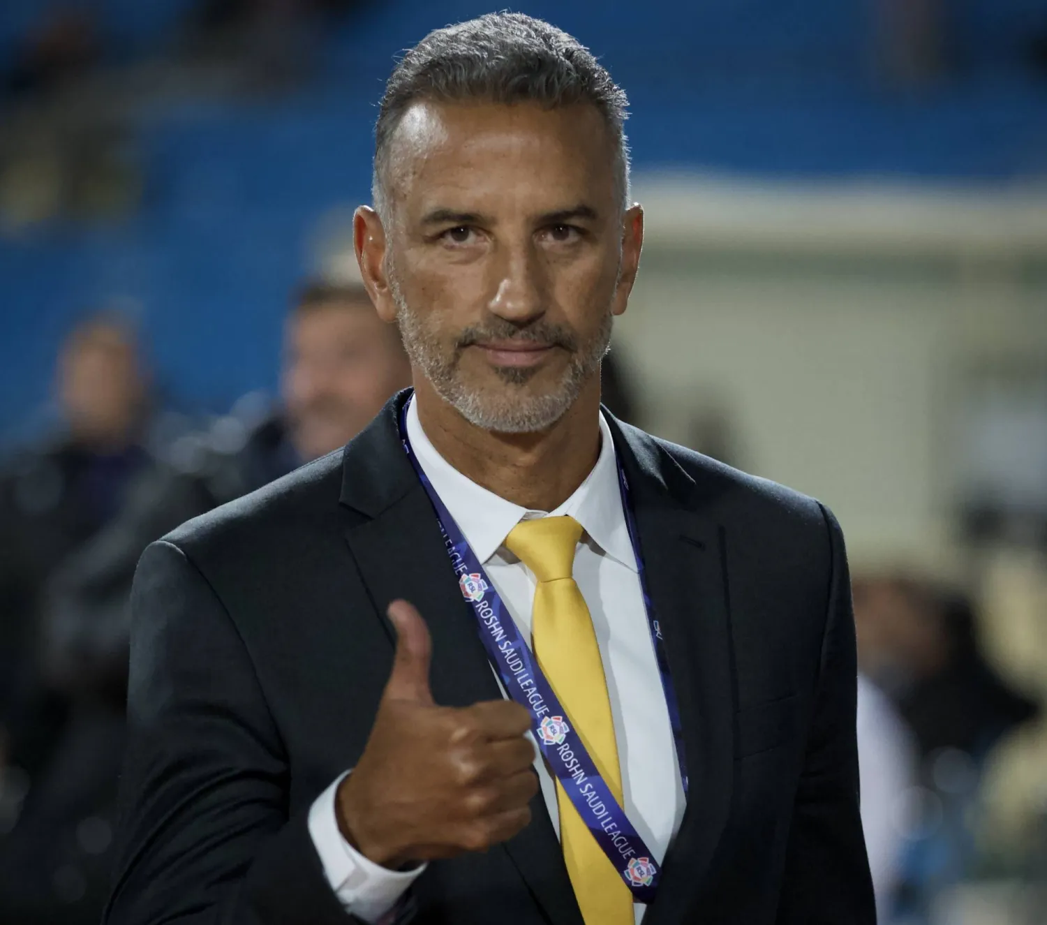 البرازيلي شاموسكا مدرب فريق التعاون (تصوير: نايف العتيبي) 