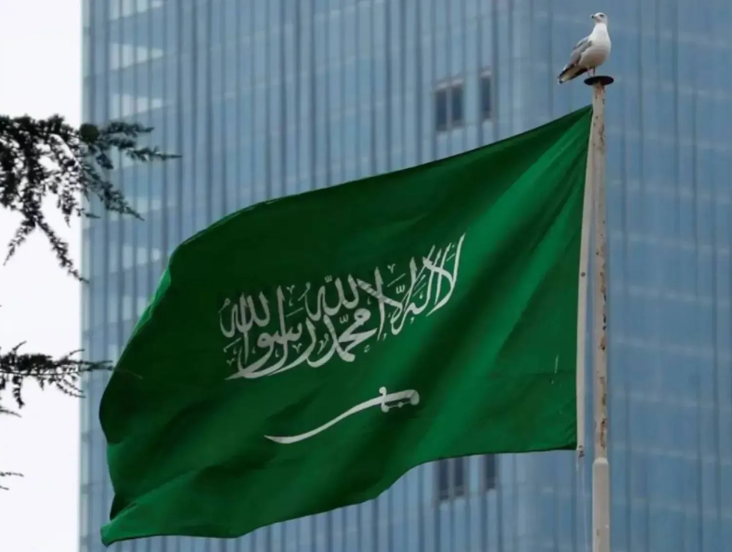 File photo of the Saudi flag/AAWSAT
