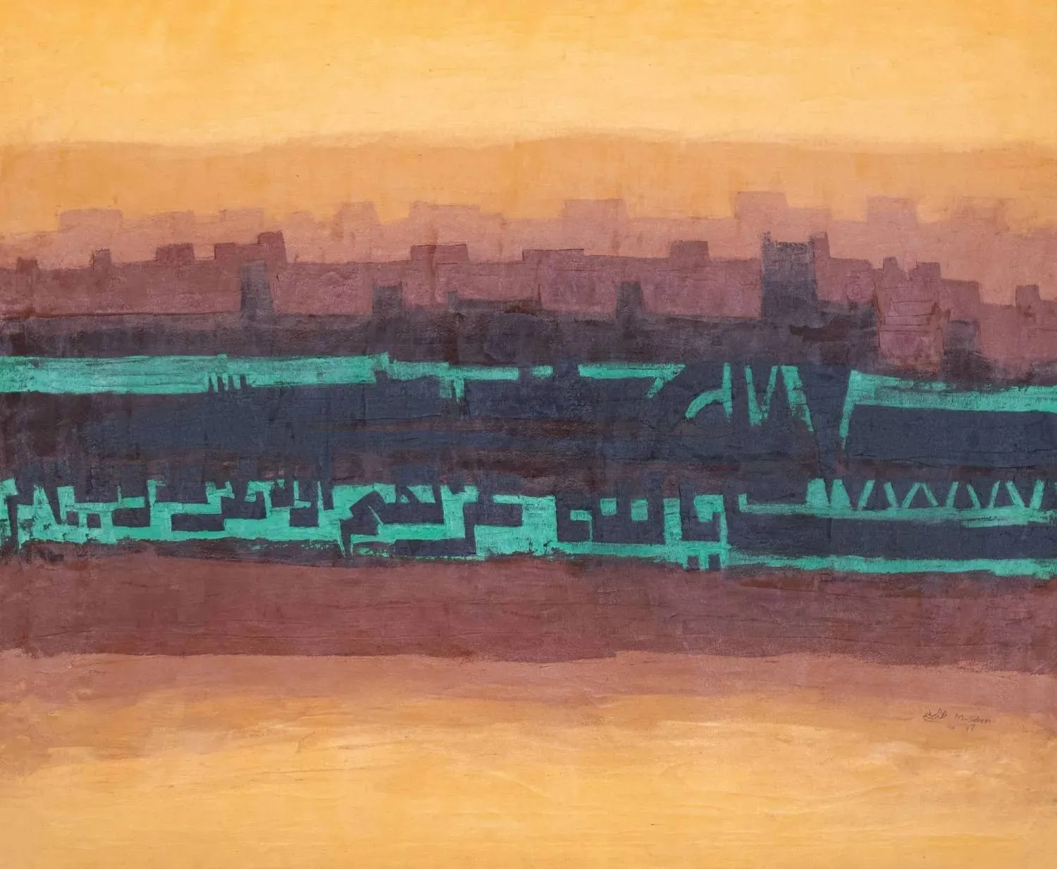 لوحة لمحمد السليم (سوذبيز)